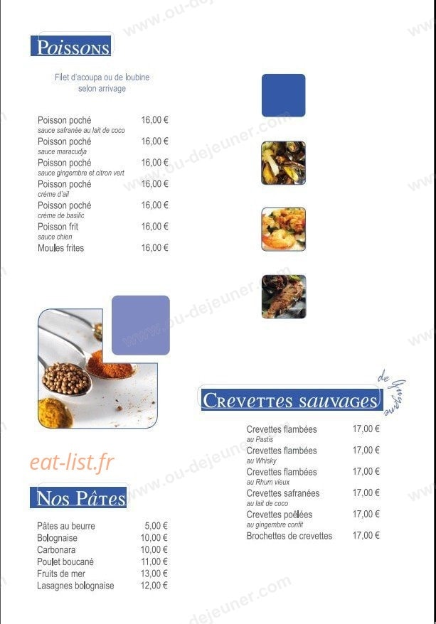Bella Pizza — carte page 4