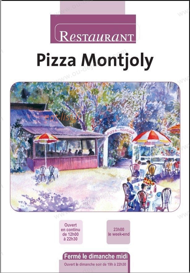 Bella Pizza — carte page 1