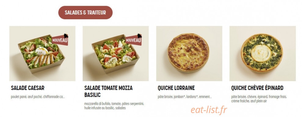 Brioche Dorée — carte page 2