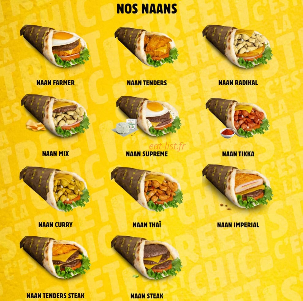 Chicken Street — carte page 1