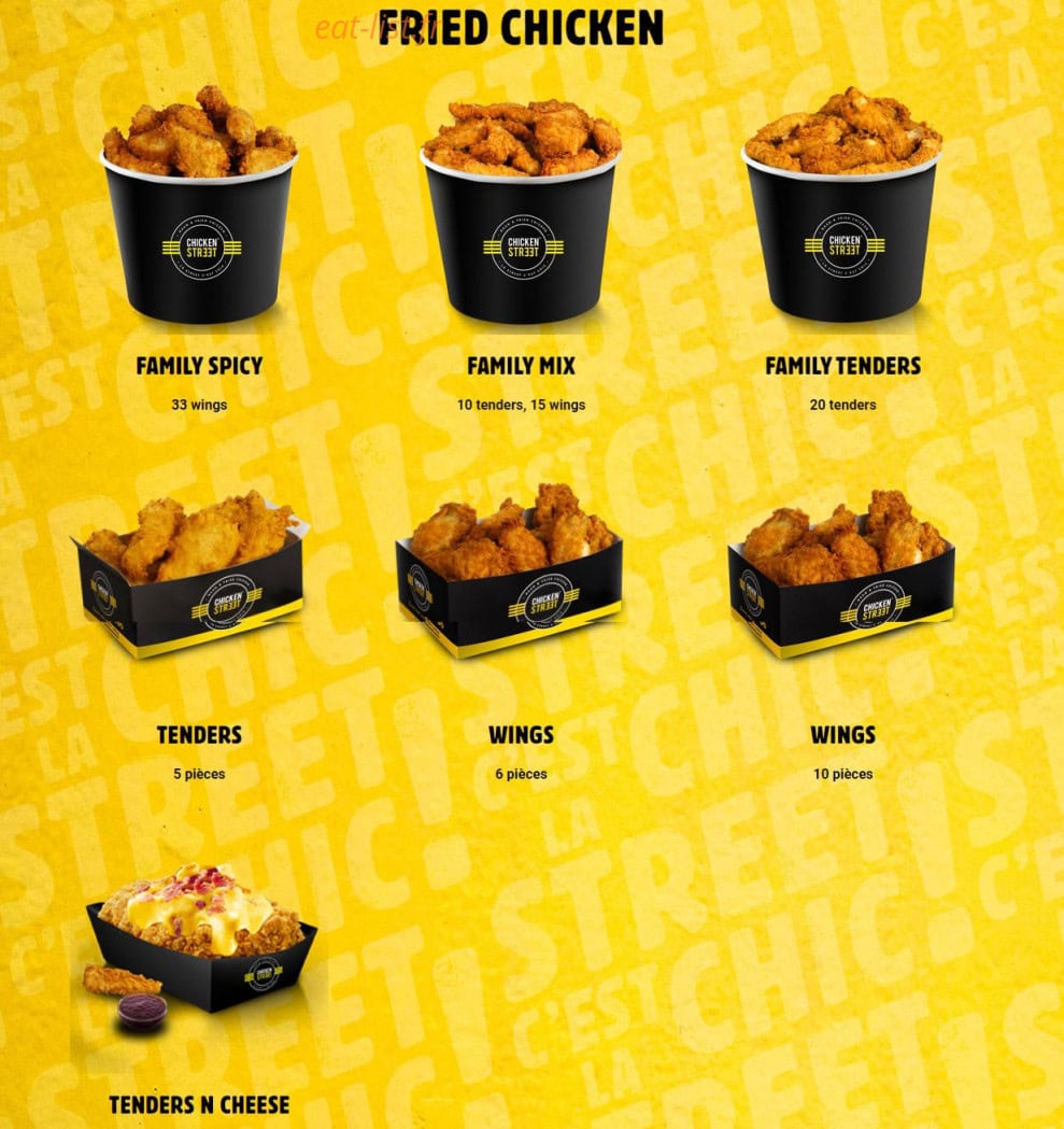 Chicken Street — carte page 2