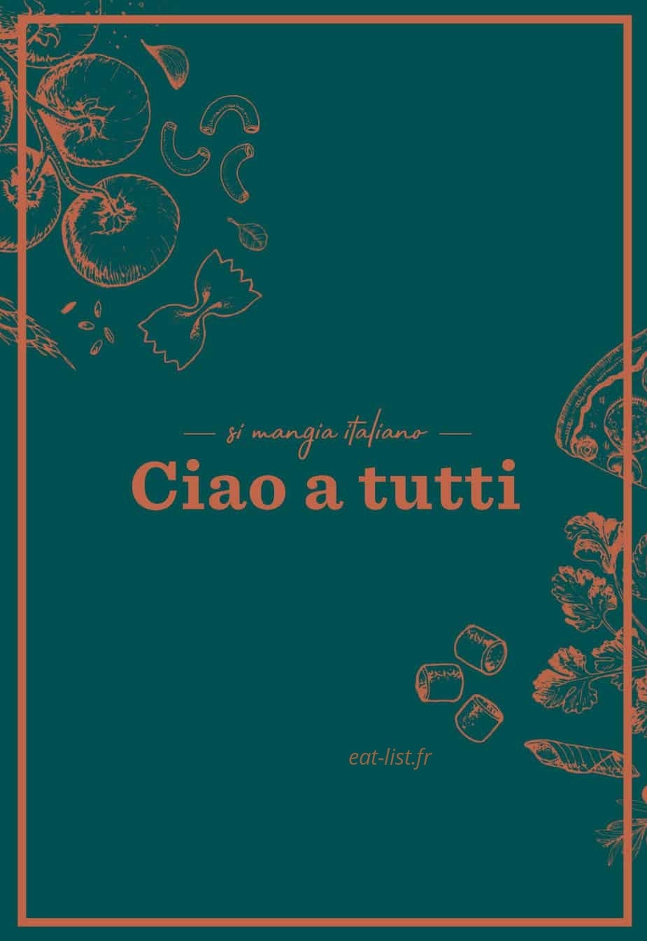 Ciao a tutti à Merignac - menu et photos