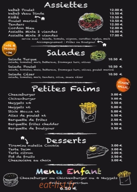 Eat Salad — carte page 2