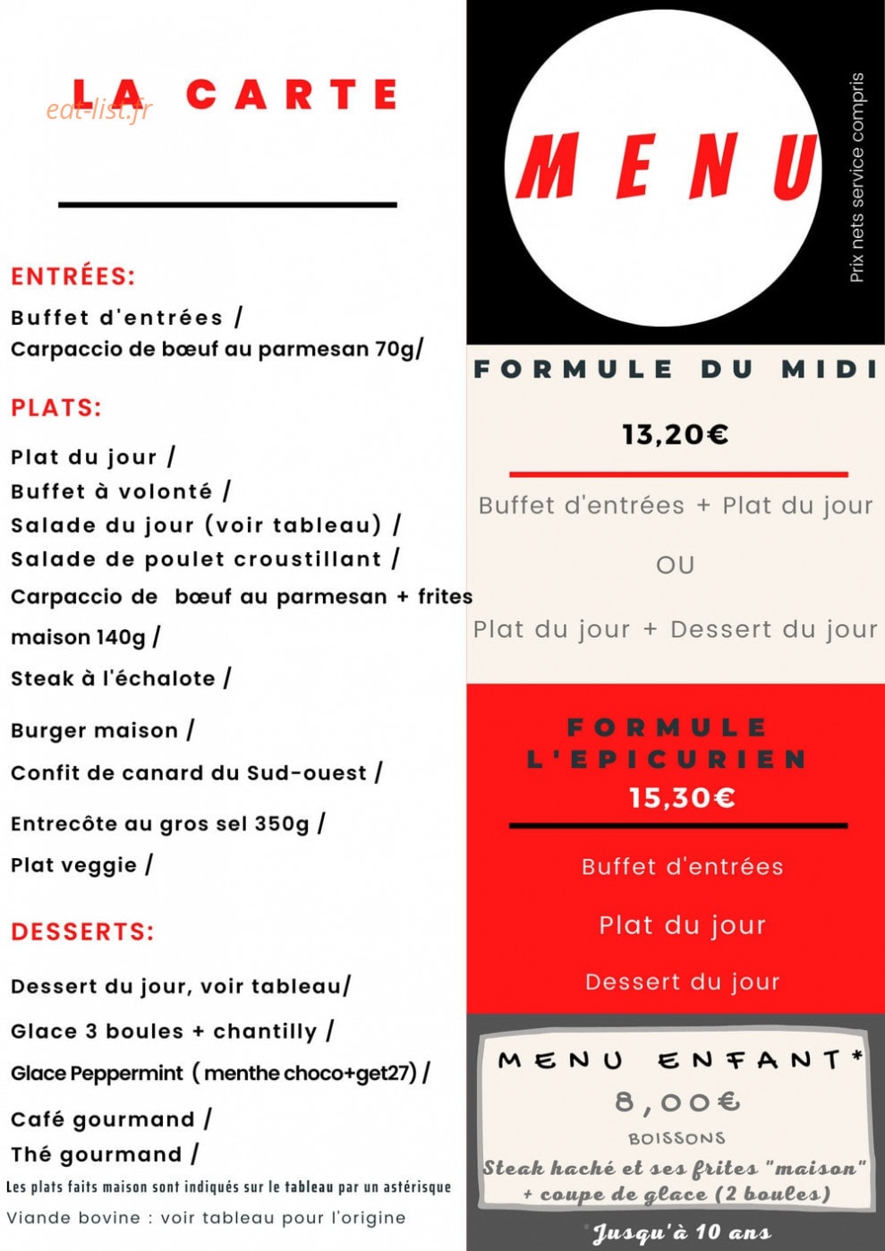 L'Epicurien — carte page 1