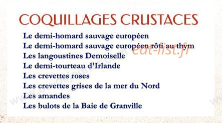La Criée — carte page 2