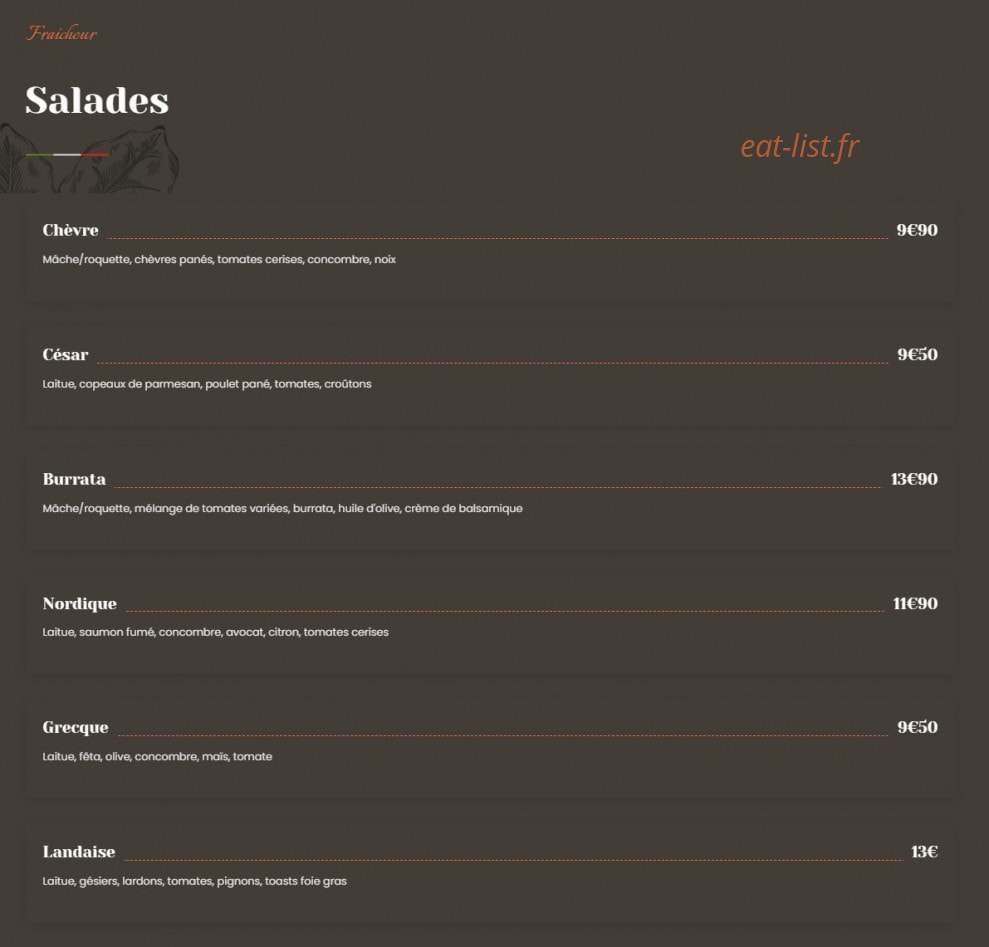 La Kasa — carte page 3