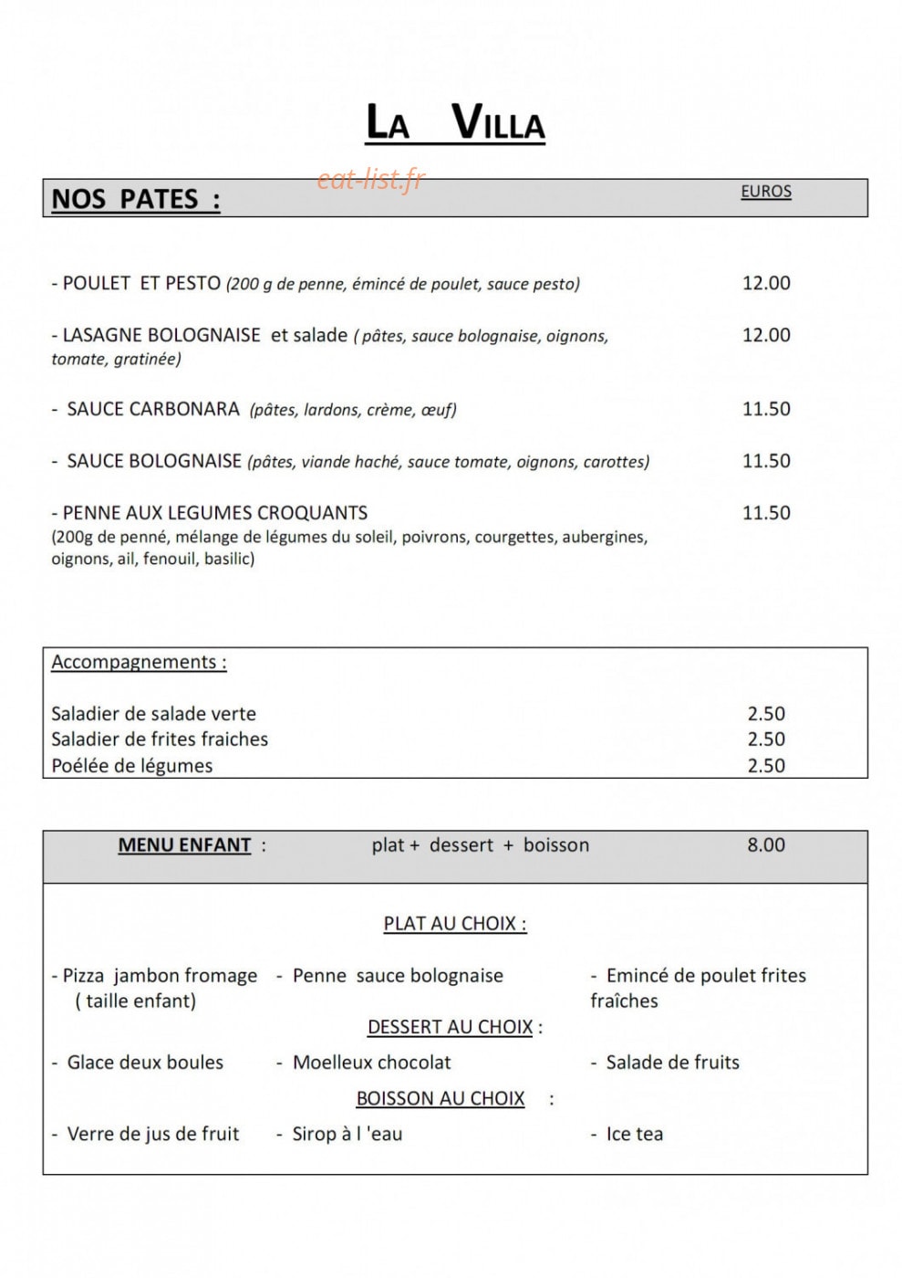 La villa — carte page 4