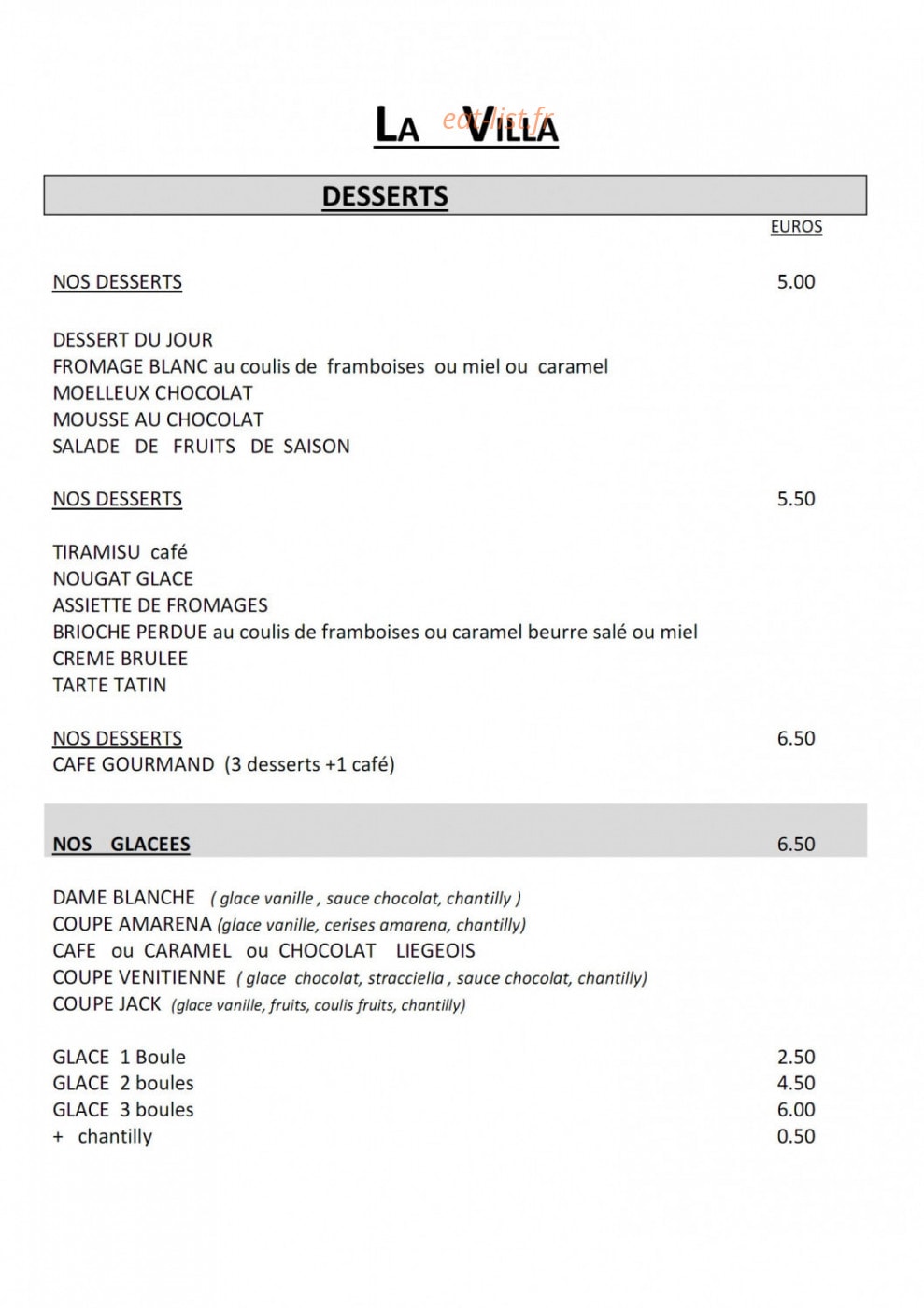 La villa — carte page 5