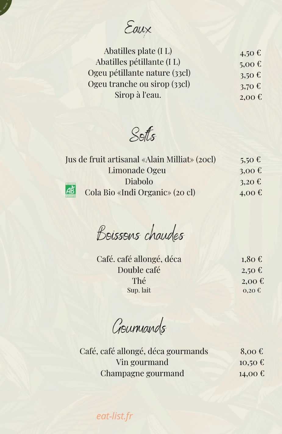 Le Bec Fin à Merignac - menu et photos