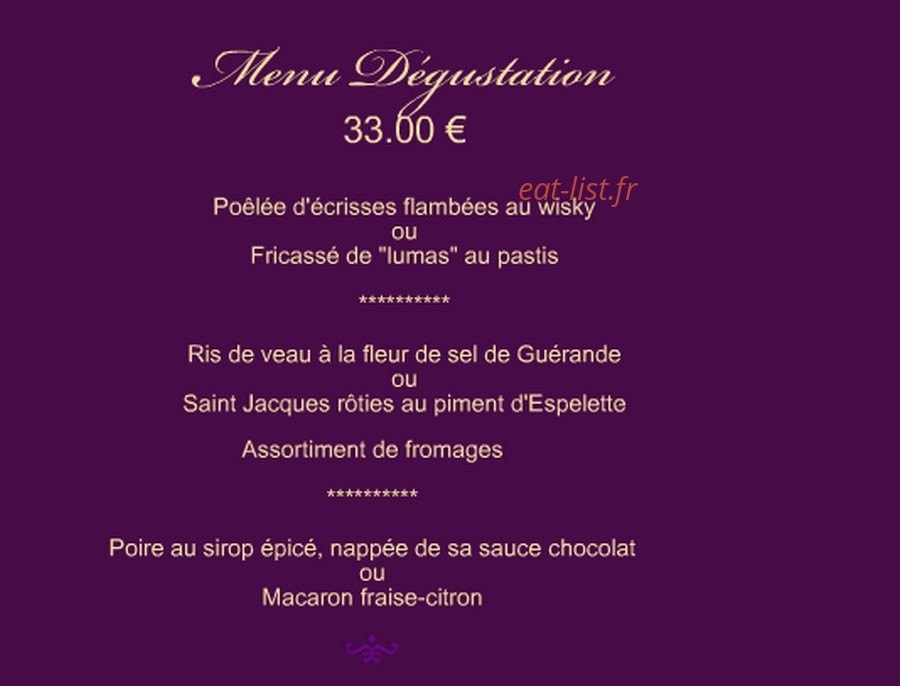 Le Continental — carte page 1
