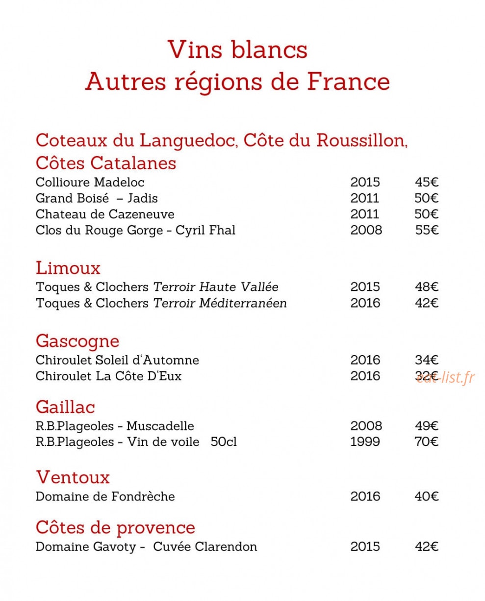 Le Moka — carte page 8