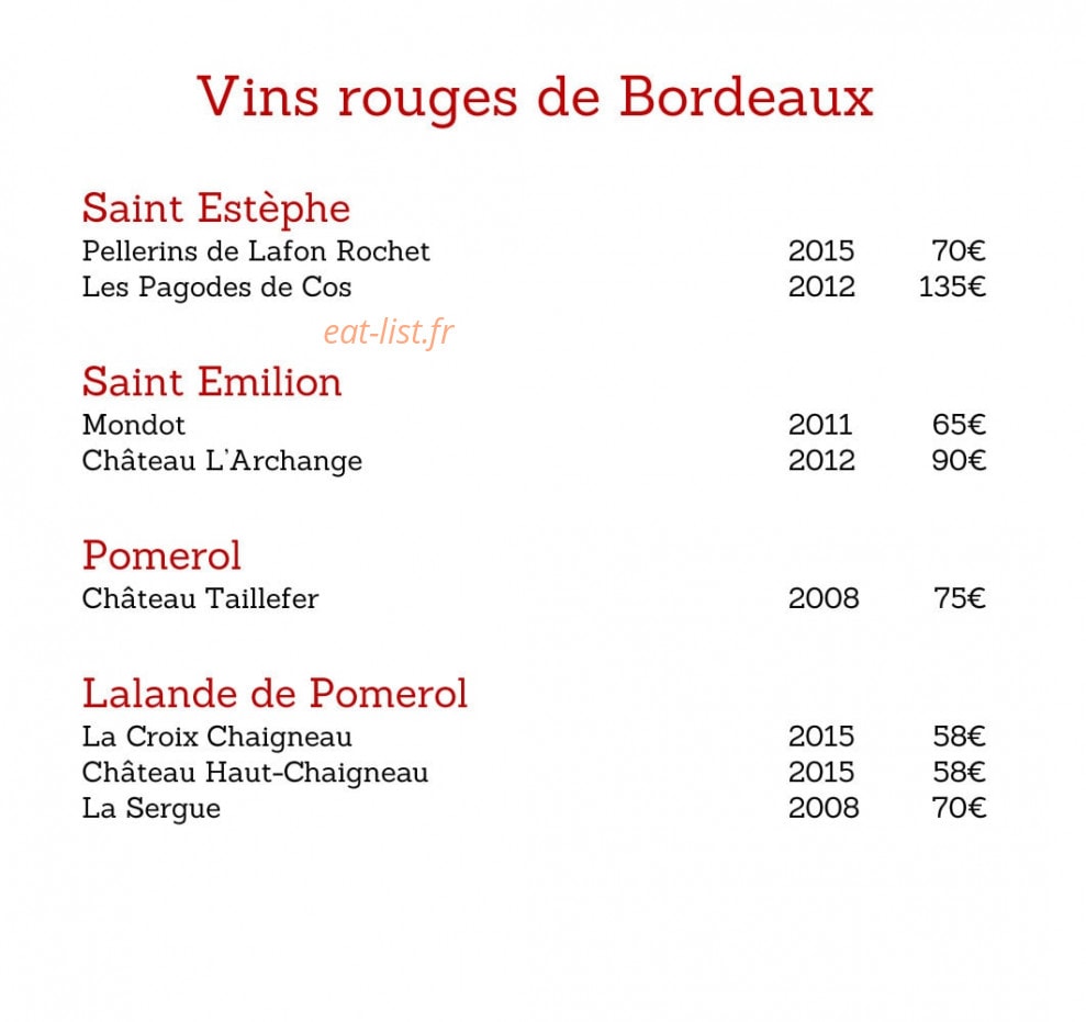Le Moka — carte page 11