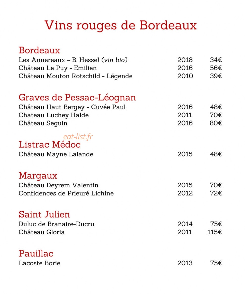 Le Moka — carte page 10