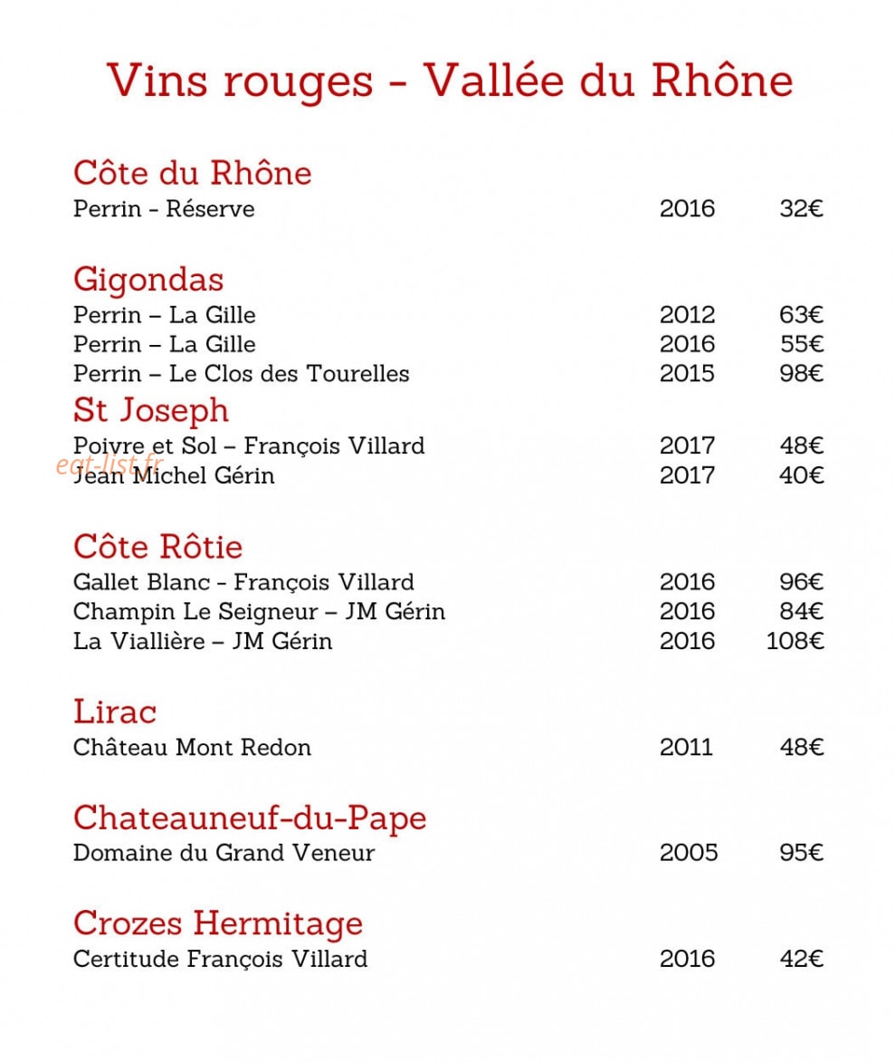 Le Moka — carte page 15