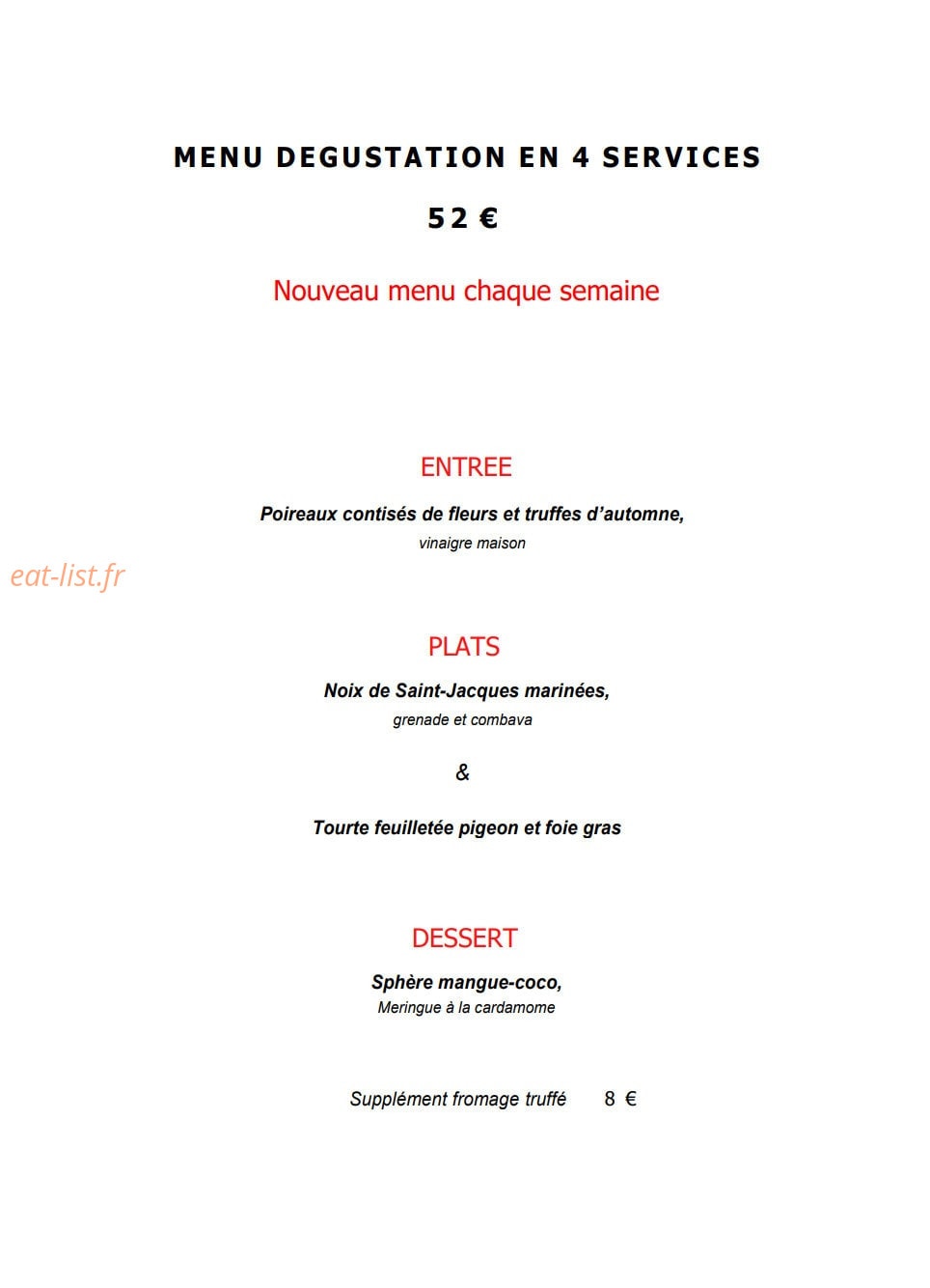 Le Moka — carte page 1