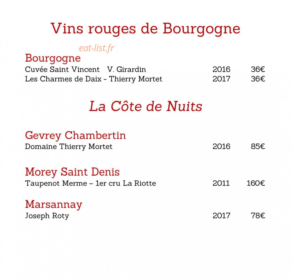 Le Moka — carte page 13