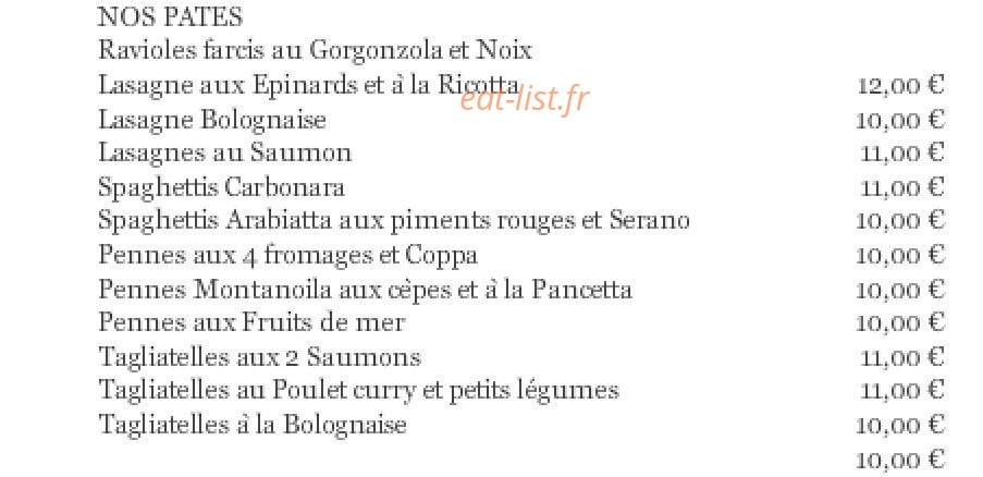Le Risotto — carte page 4