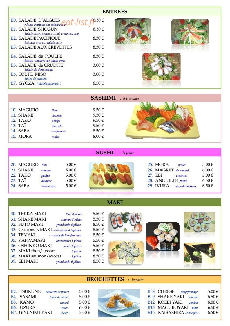 Le shogun — carte page 7