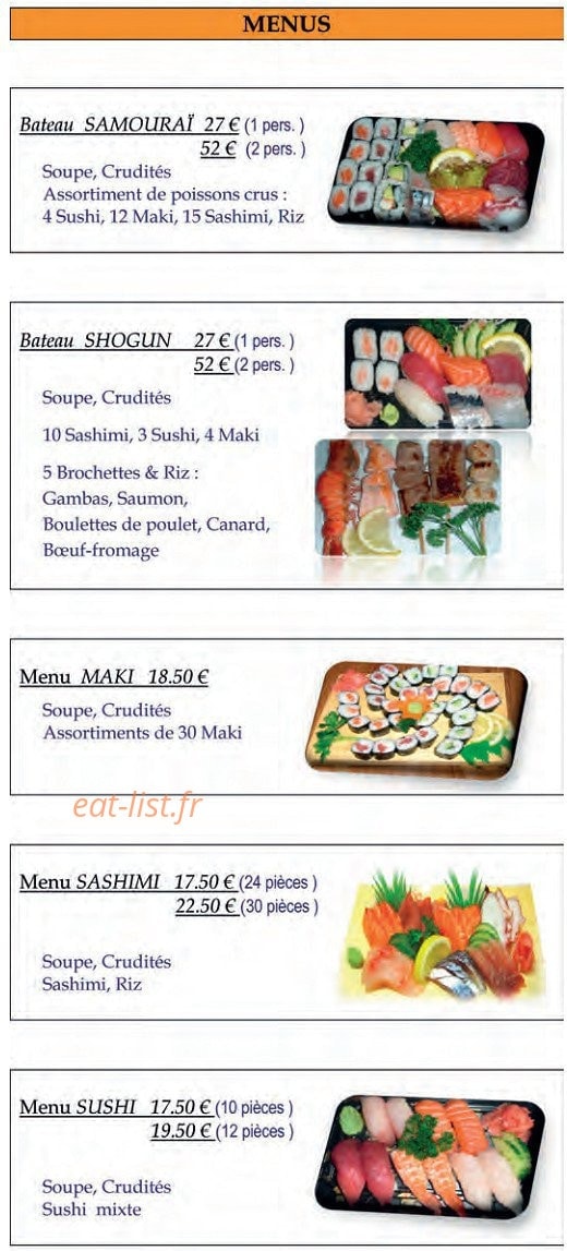 Le shogun — carte page 2
