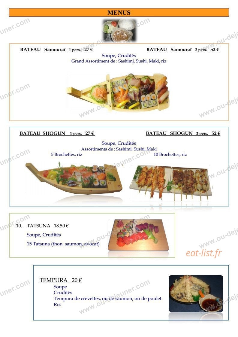 Le shogun — carte page 9