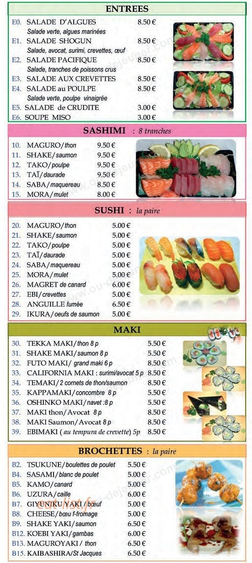 Le shogun — carte page 6