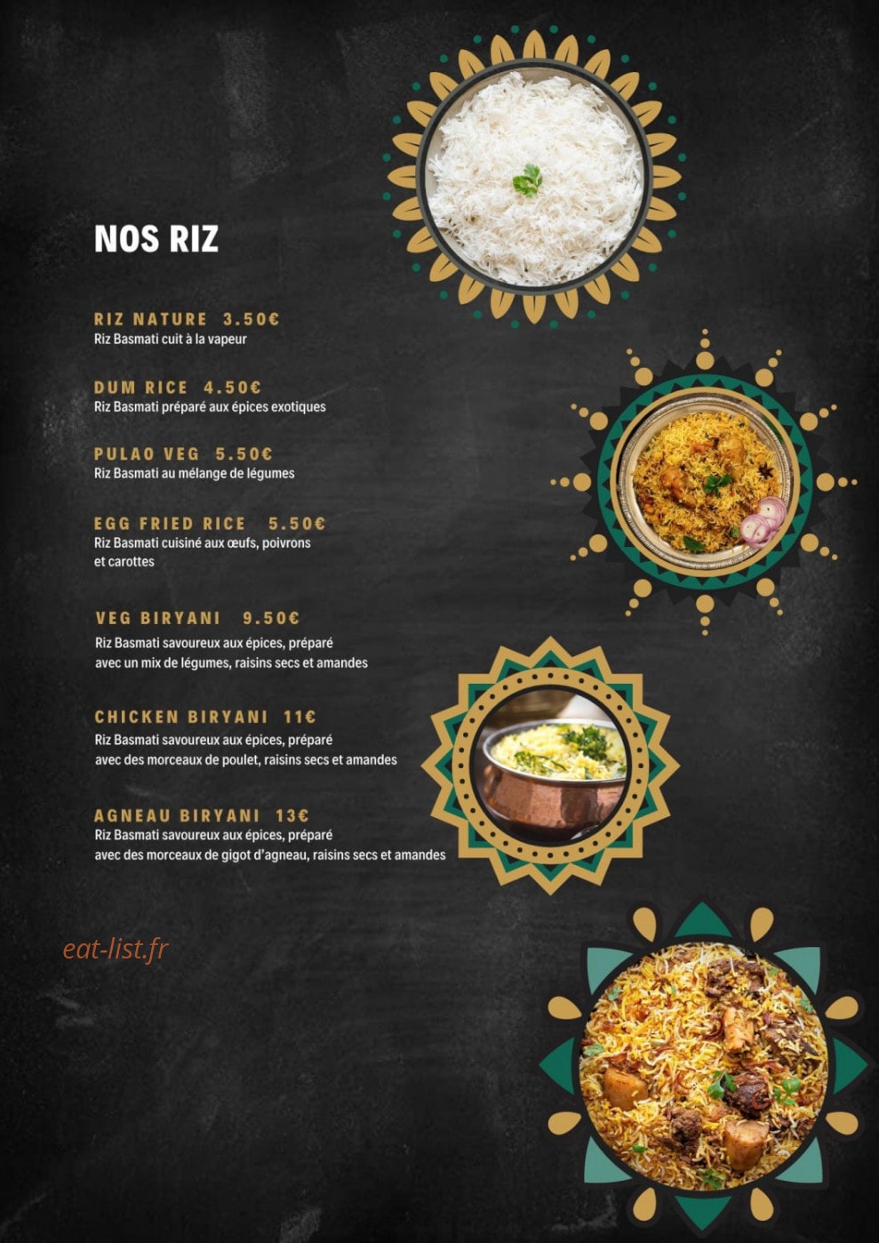 Papadum Indian Food — carte page 4