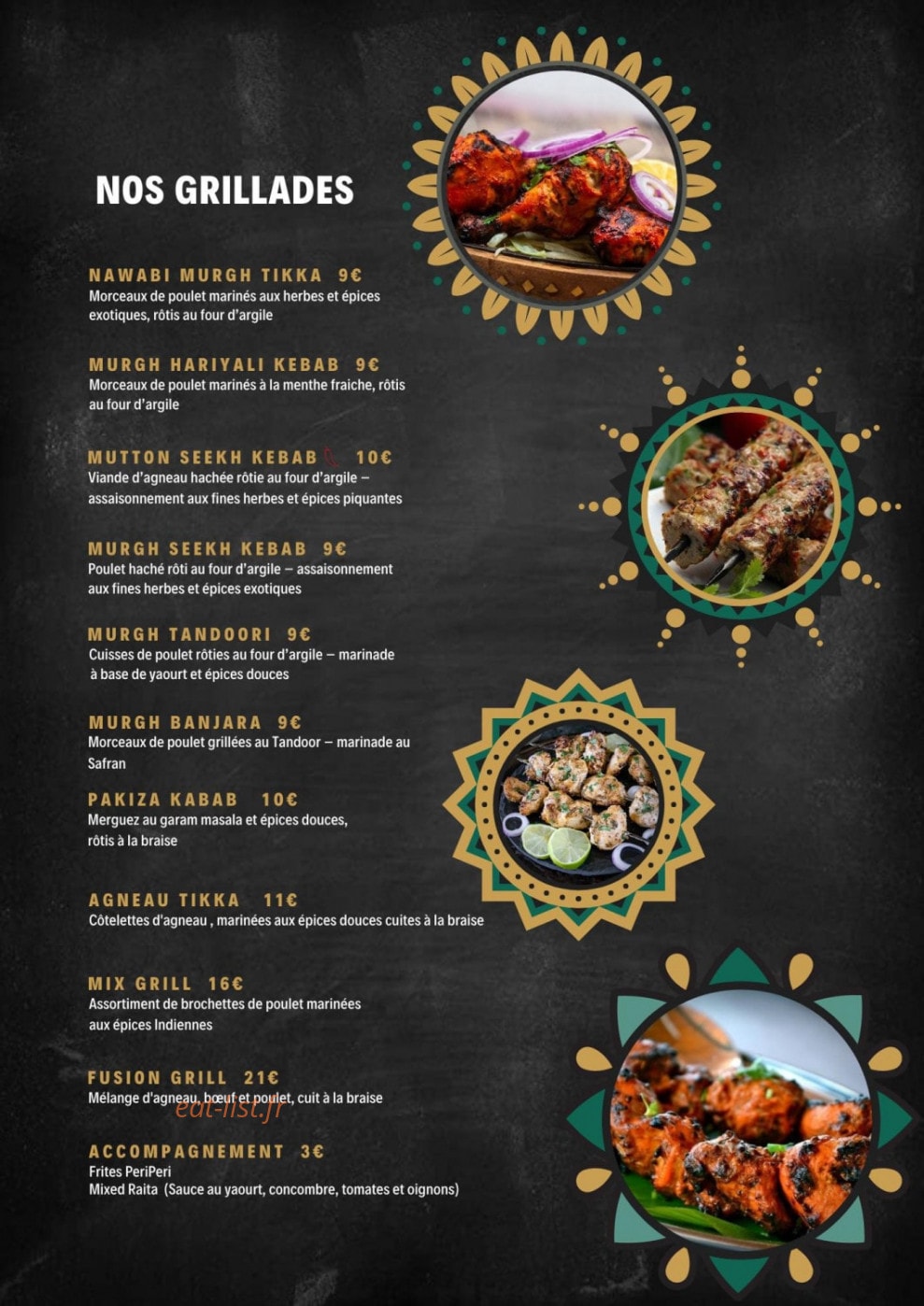 Papadum Indian Food — carte page 2