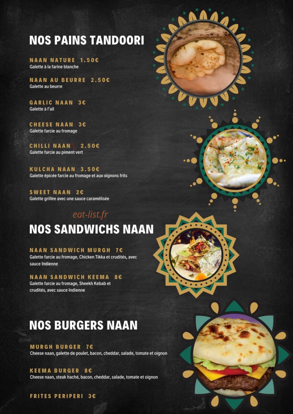 Papadum Indian Food — carte page 5