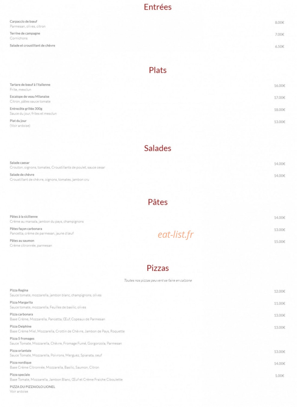 Procopio — carte page 1