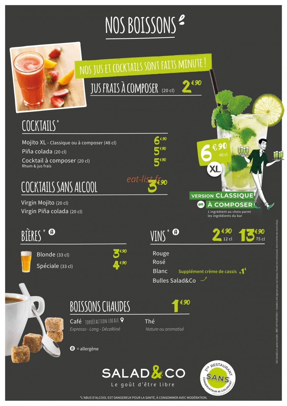 Salad&Co — carte page 2