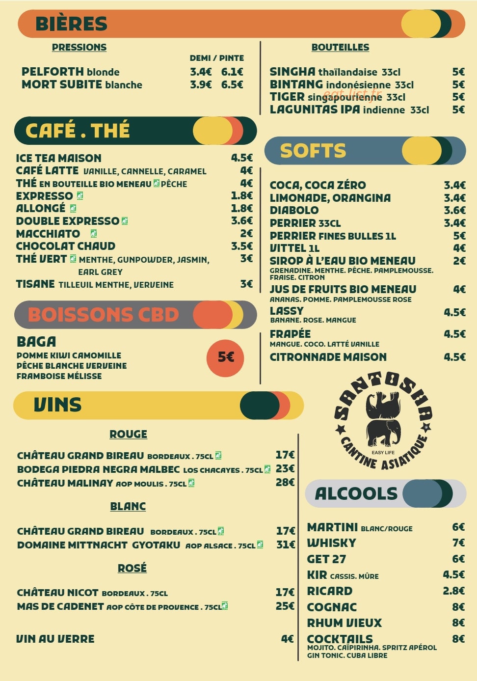 Santosha — carte page 2