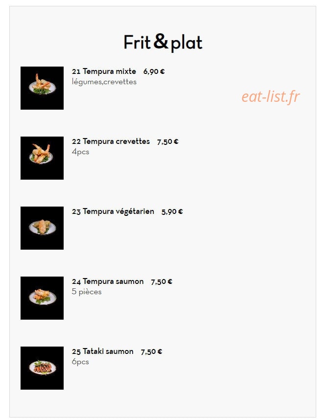 Sushi Kòbbo — carte page 18