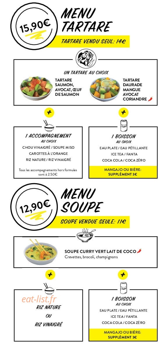 Sushi Midi — carte page 4