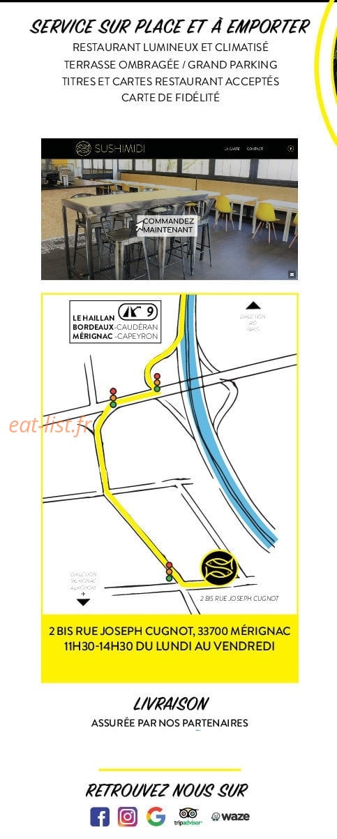 Sushi Midi — carte page 6