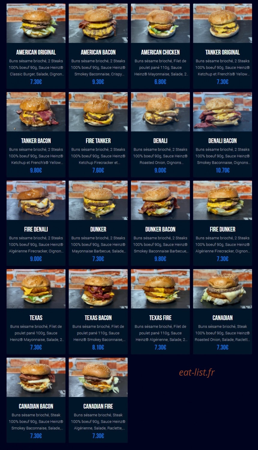 U's Canteen — carte page 2