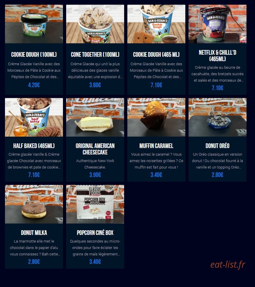 U's Canteen — carte page 5