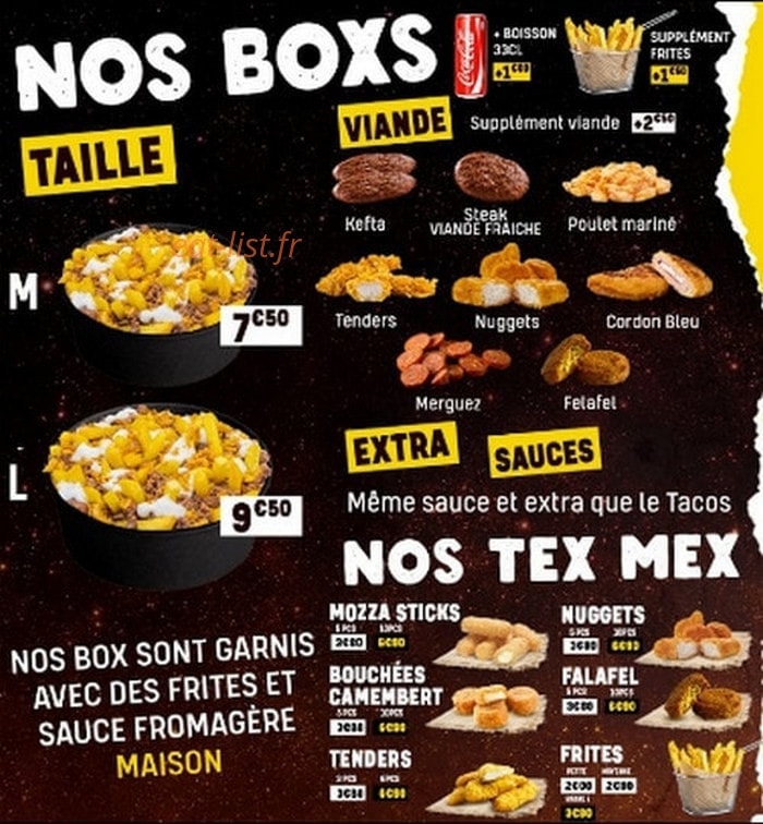 Yo Eat — carte page 3
