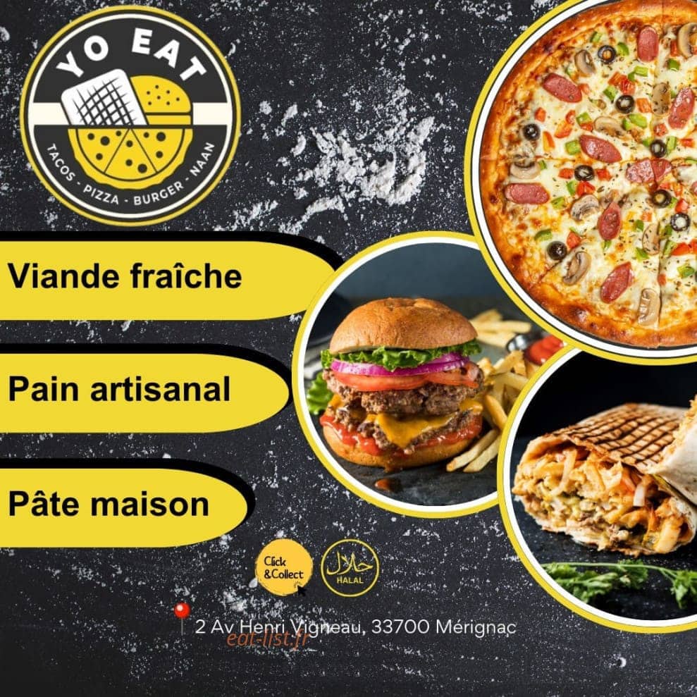 Yo Eat — carte page 1