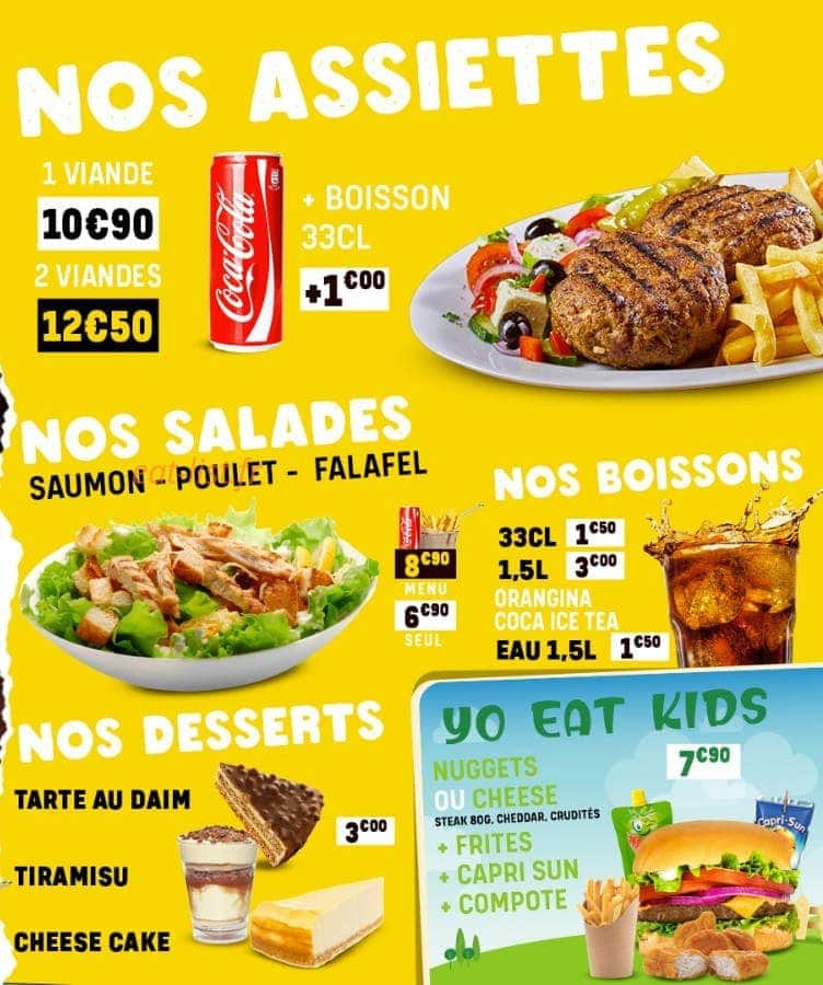 Yo Eat — carte page 5