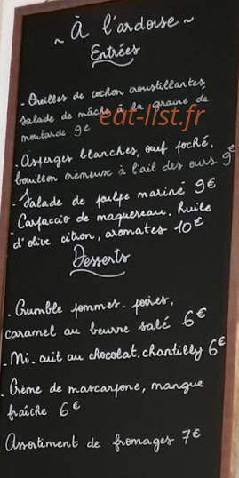 Cuisine & Dépendance — carte page 1