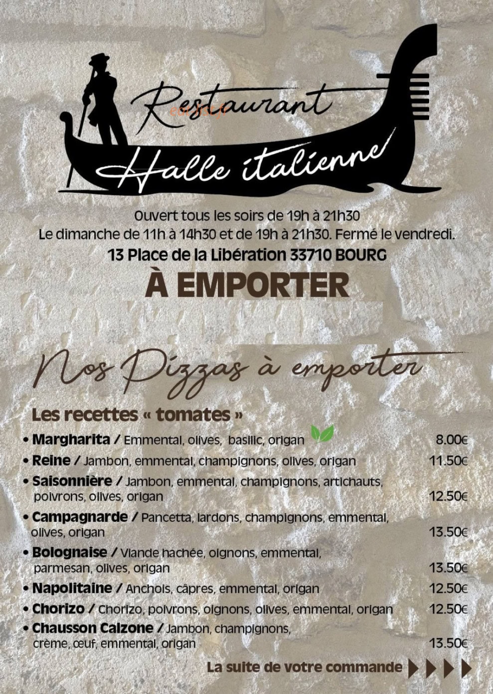 Halle Italienne — carte page 1