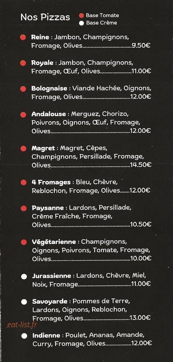 Chez Chris — carte page 2