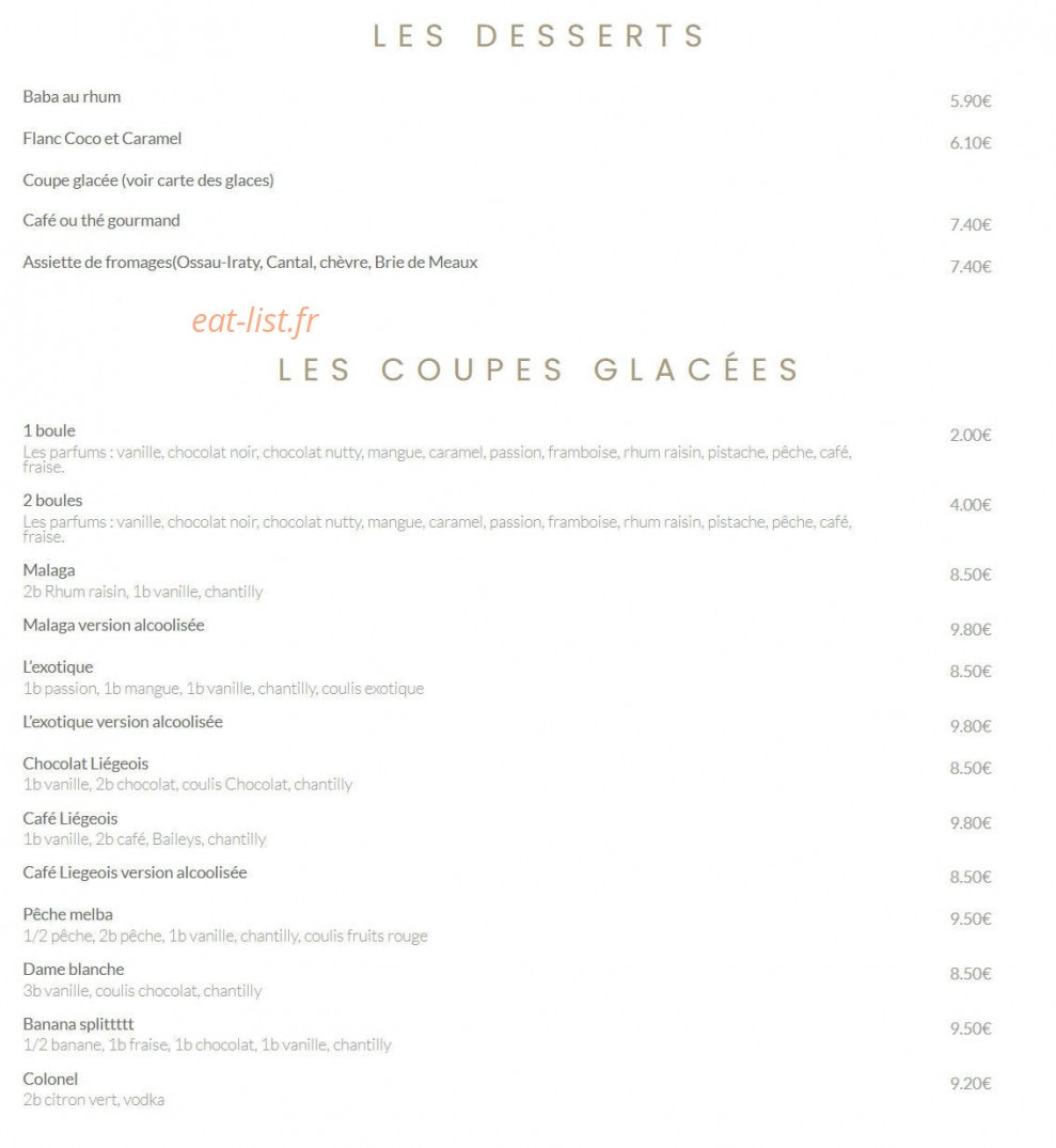 L'O & Vin — carte page 3