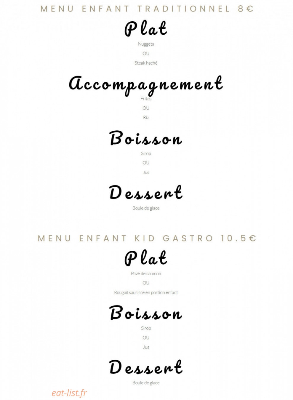 L'O & Vin — carte page 2