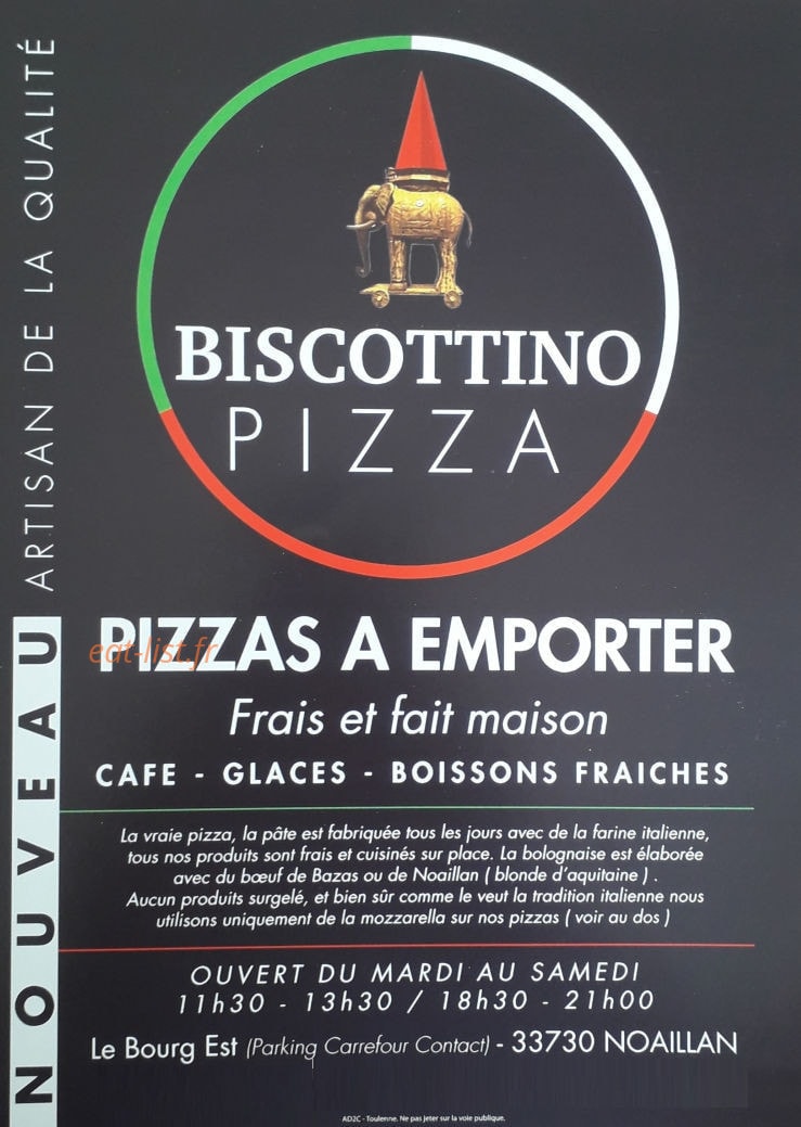 Biscottino — carte page 1