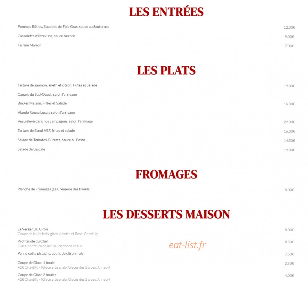 L'escale du Ciron — carte page 1