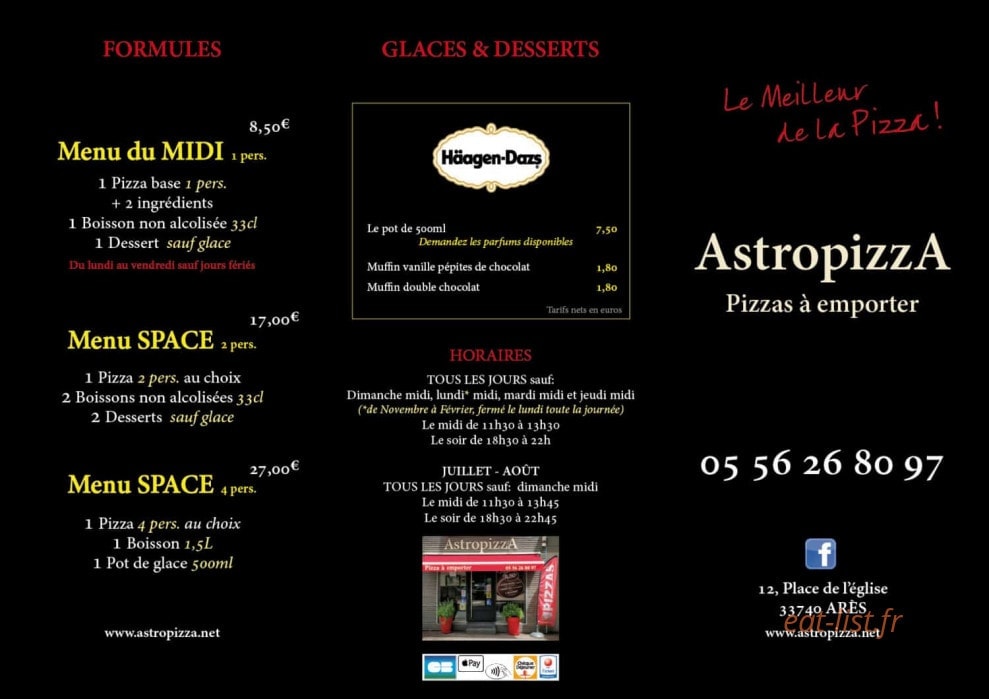AstropizzA — carte page 2