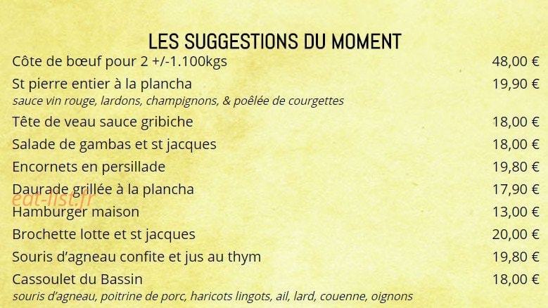 L'Incontournable — carte page 11