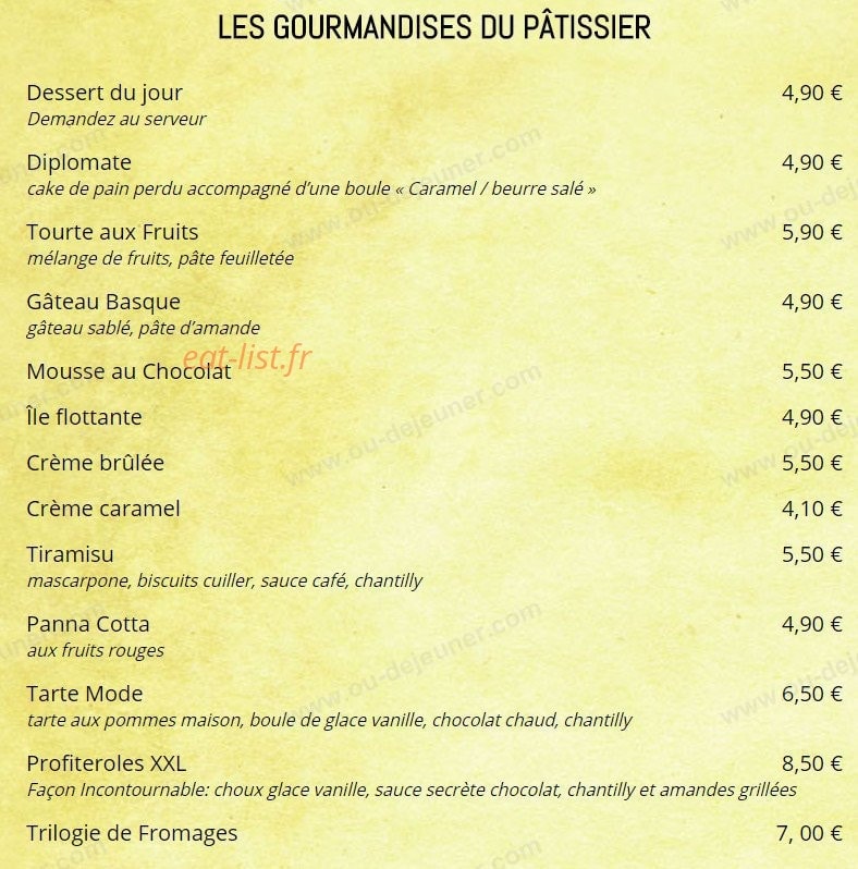 L'Incontournable — carte page 7