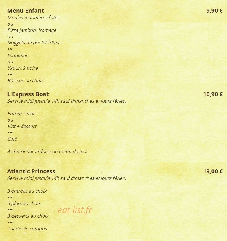 L'Incontournable — carte page 10